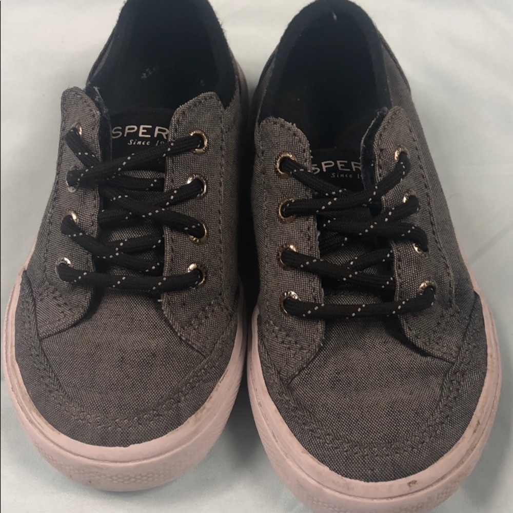 Sperry Deckfin Jr-Boys Gray